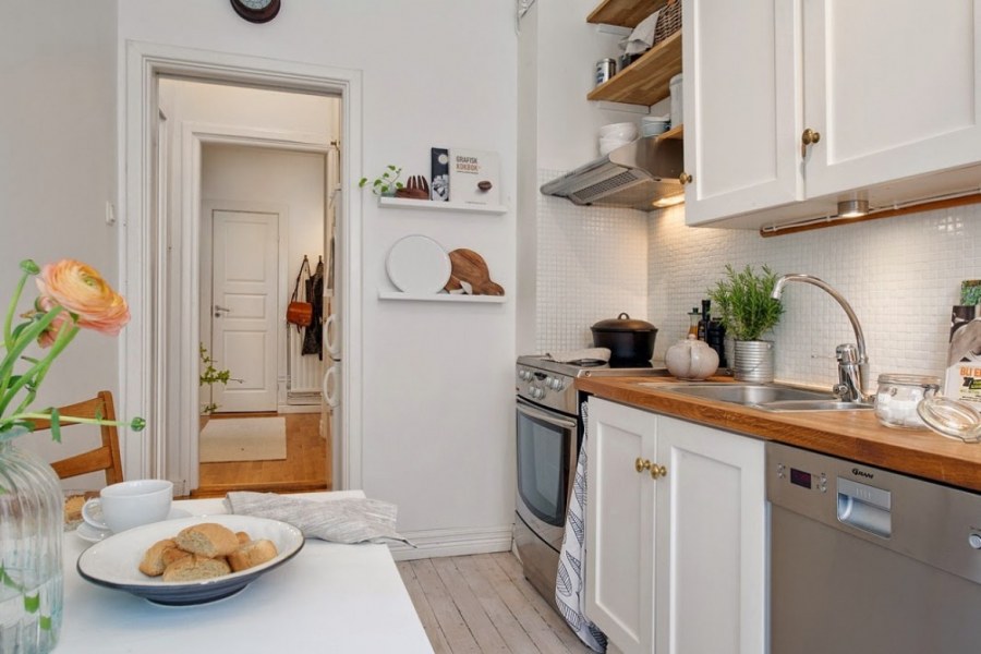 Шведская кухня интерьер