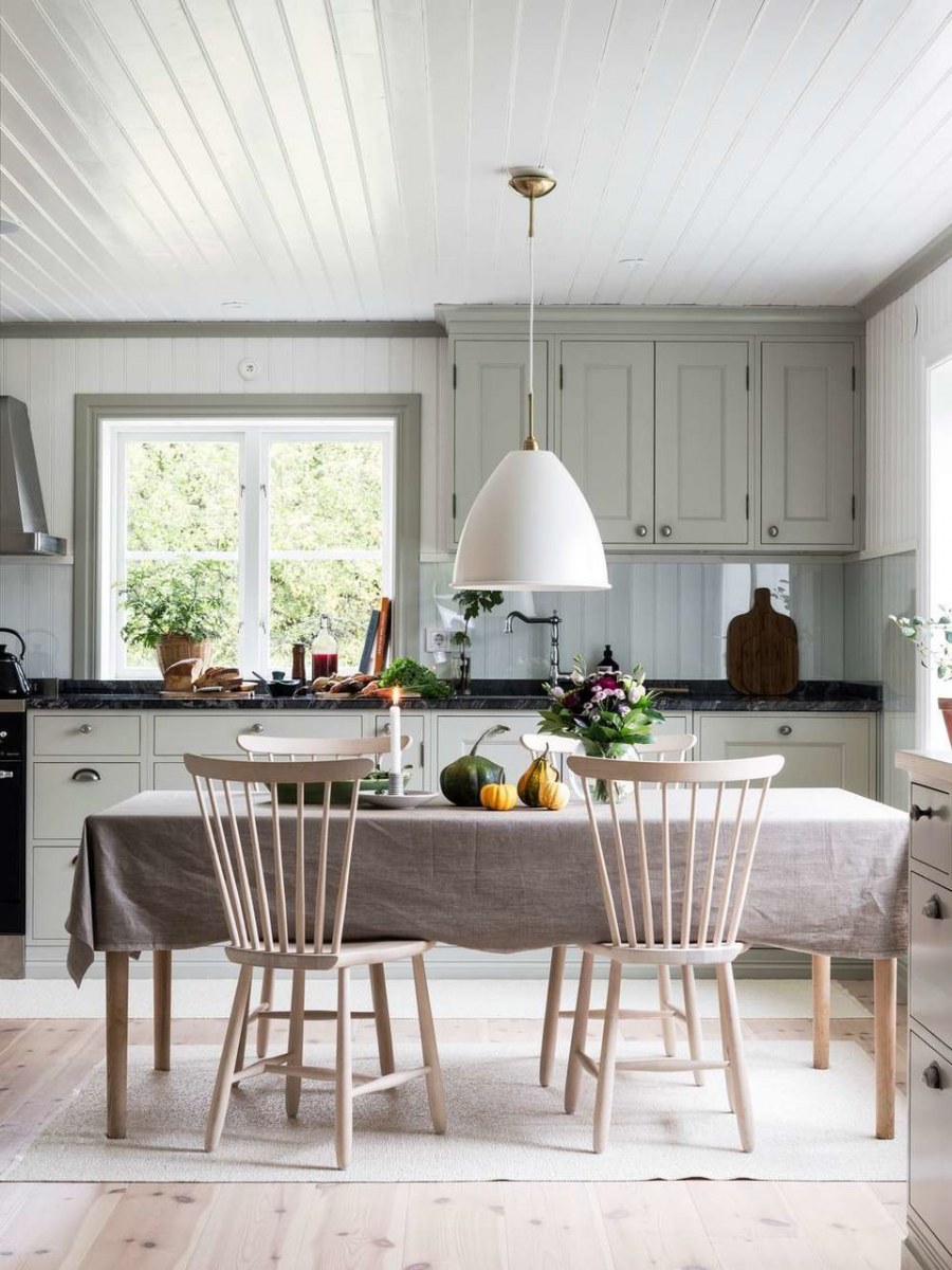 Вагонка в Сканди стиле