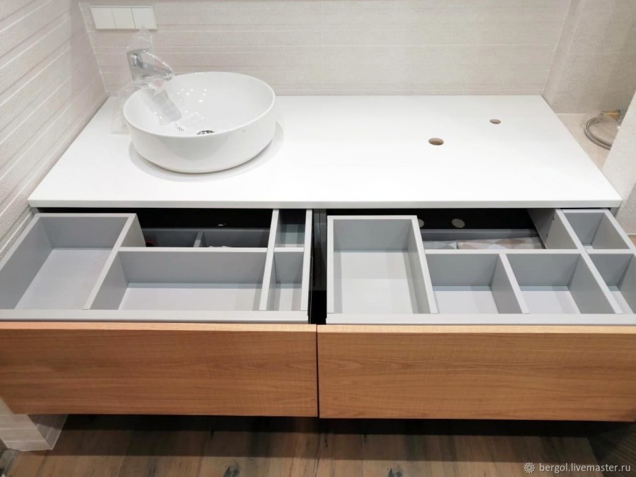 Тумбочка под мойку в ванную