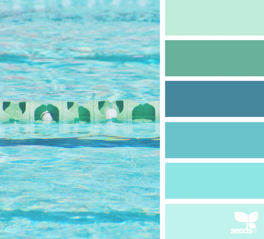 Палитра цветов бирюзовый