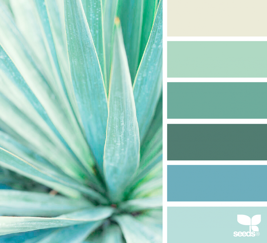 Цвет Нео мята 2020