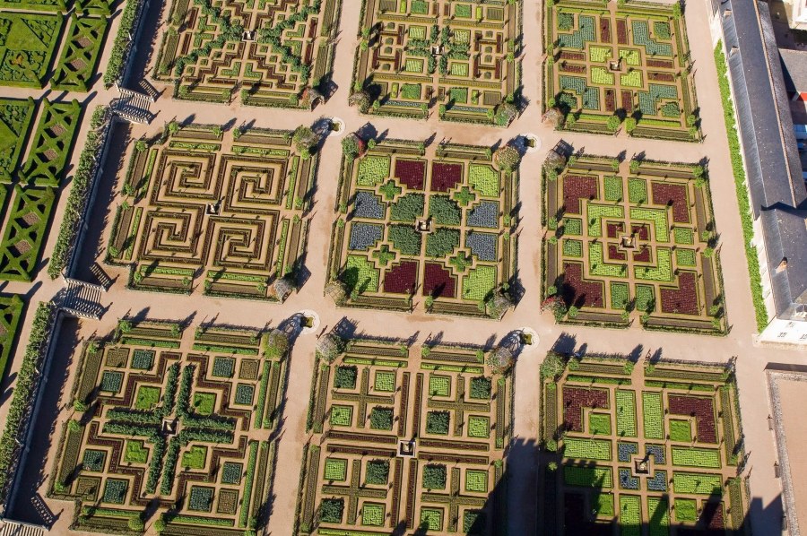 Регулярные сады Вилландри