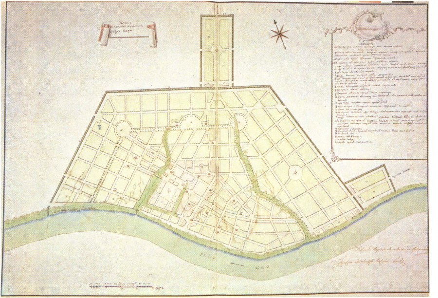 Регулярный план Ярославля 1778 года