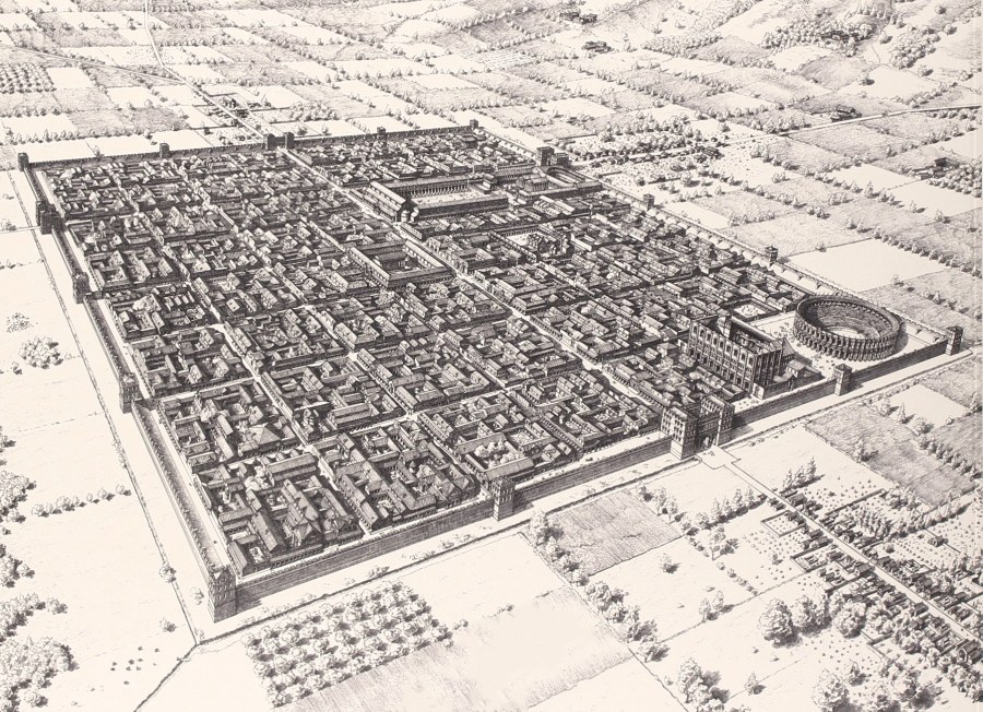 Города древнего Рима планировка Декуманус