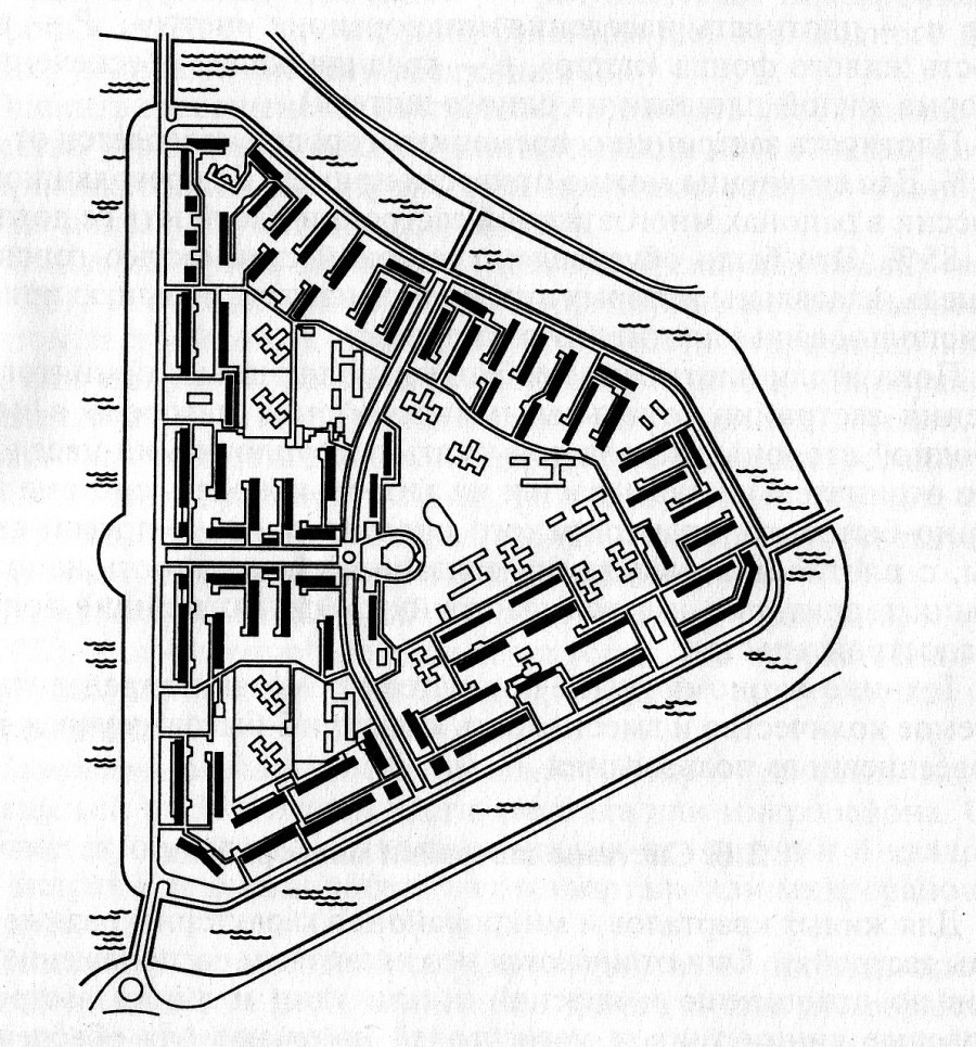 Система застройки микрорайона периметральная
