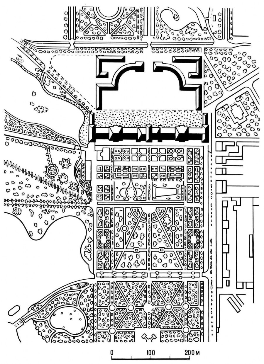 Схема царского села дворца