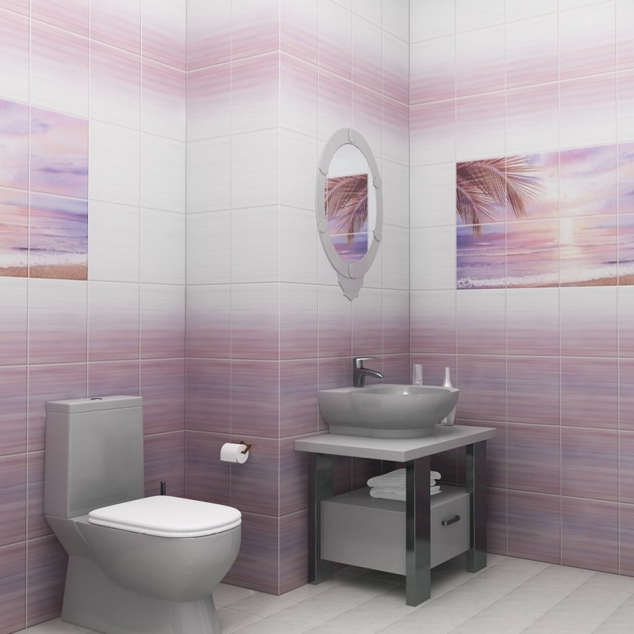 Стеновая панель ПВХ 3d для ванн "STARLINE" Эста