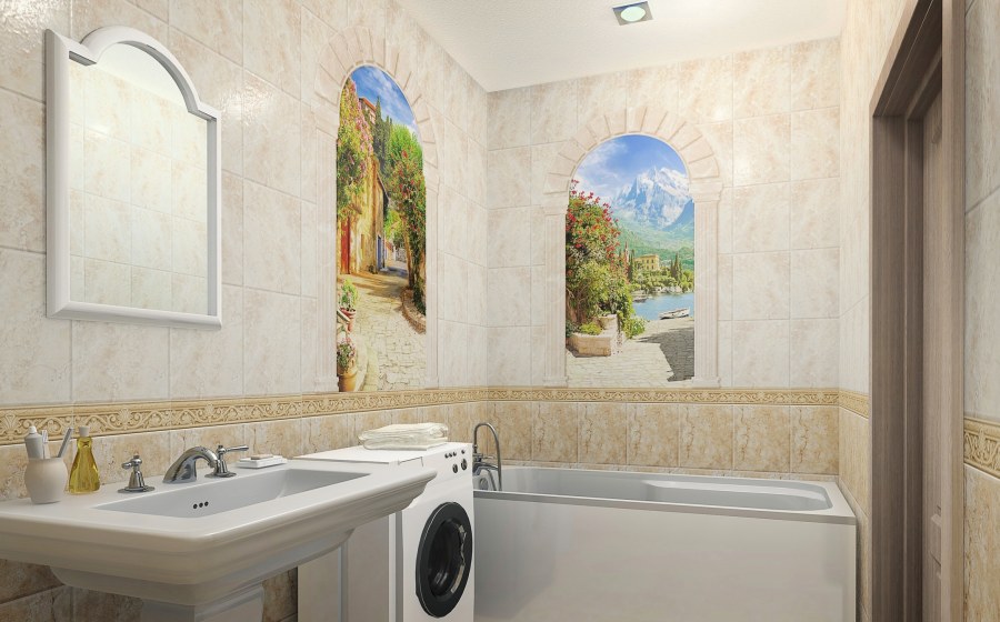 Панель ПВХ Кронапласт unique фрески бежевый