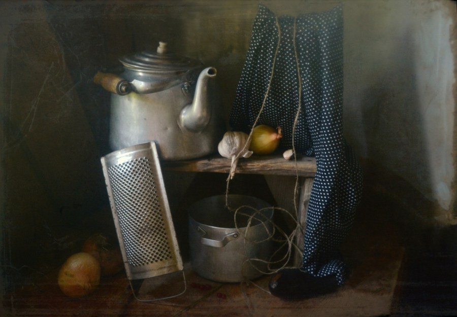 Натюрморт кухонная утварь