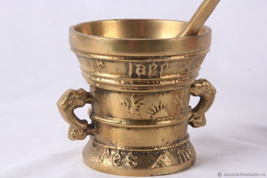 Ступка латунная