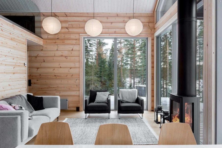 Интерьеры деревянных домов