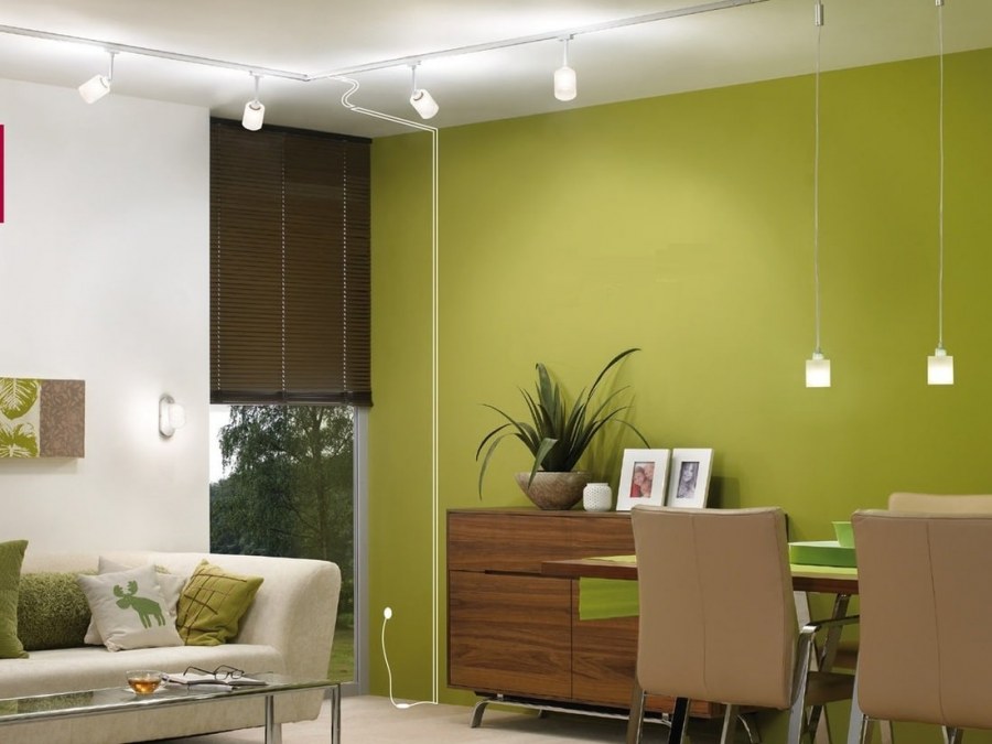 Трековые светильники в интерьере