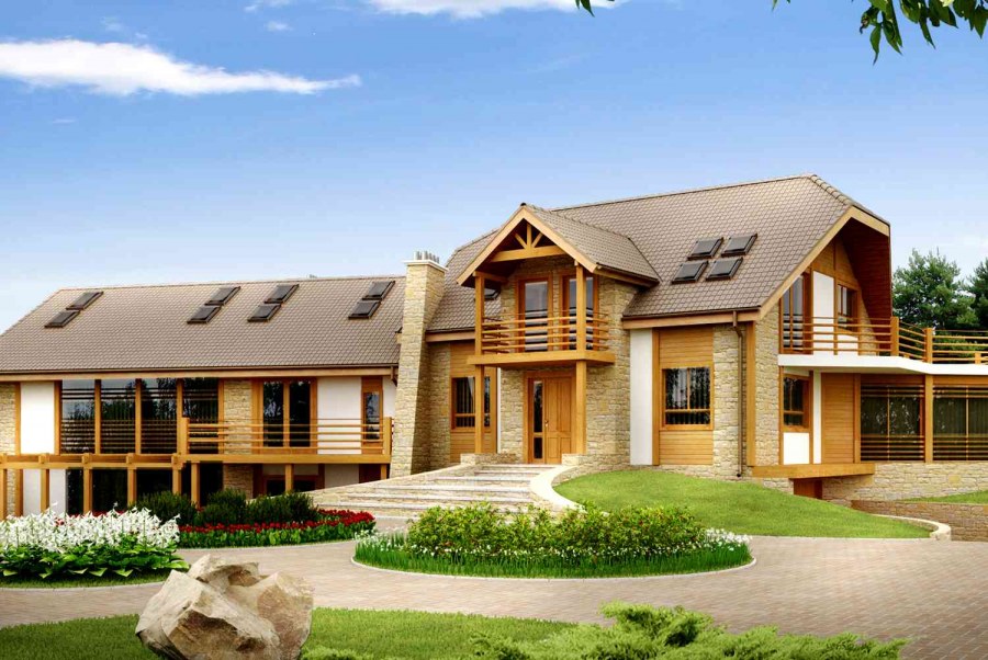 Красивый дом