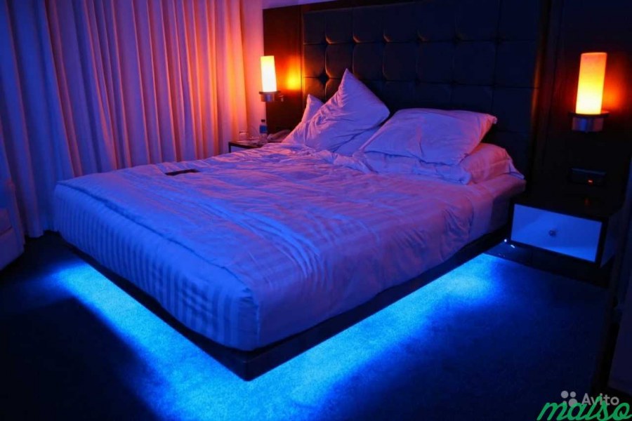 Светодиодная подсветка кровати