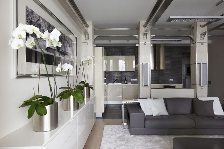 Орхидеи в интерьере квартиры