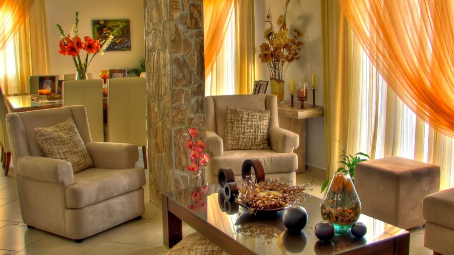 Интерьер в осенних тонах