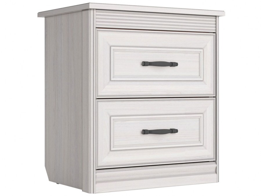 Комод Неаполь ясень Анкор светлый / патина серебро