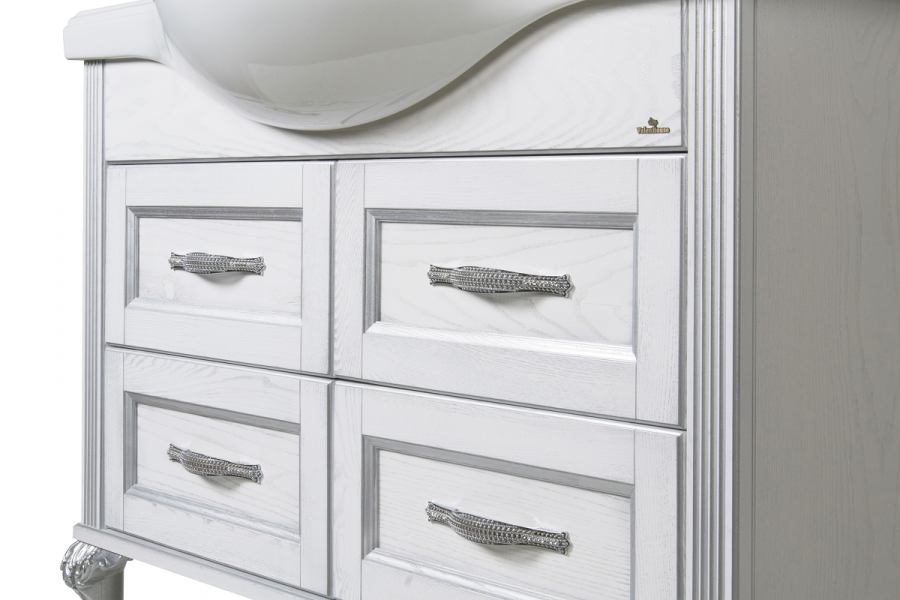 Тумба с раковиной VALENHOUSE Эллина 120 белая