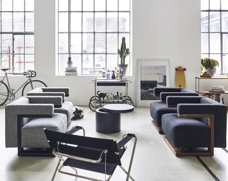 Вальтер Гропиус кресло f 51 чёрный