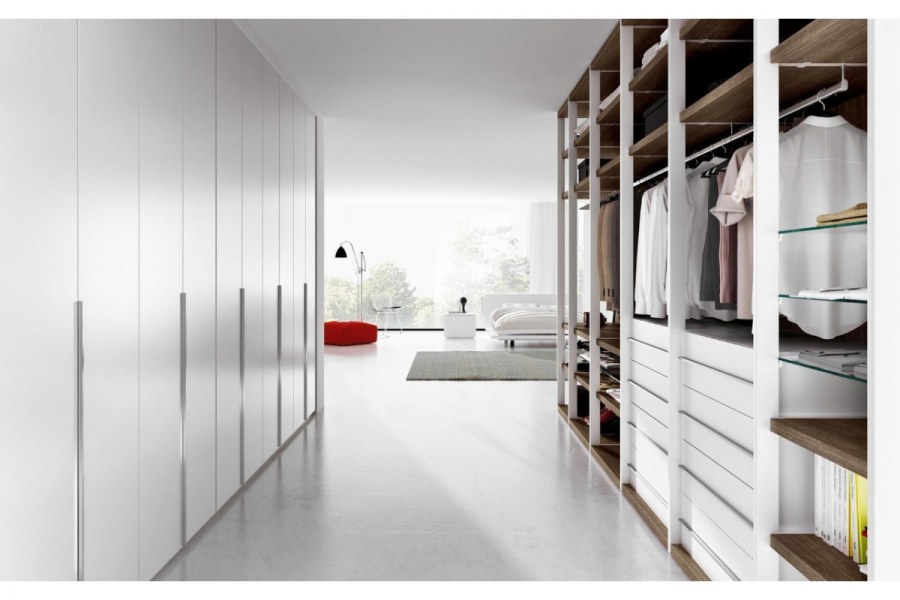 Белая гардеробная