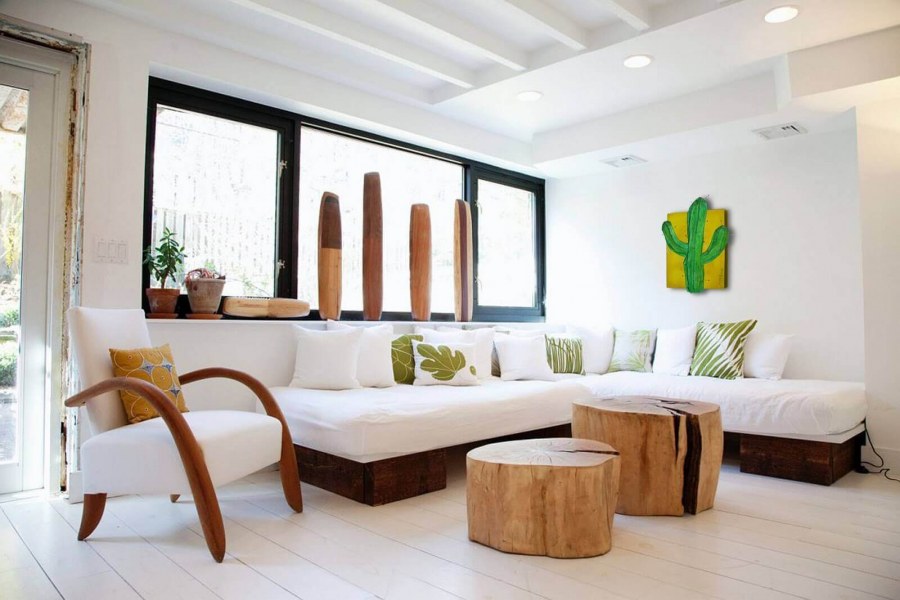 Экостиль в интерьере мебель