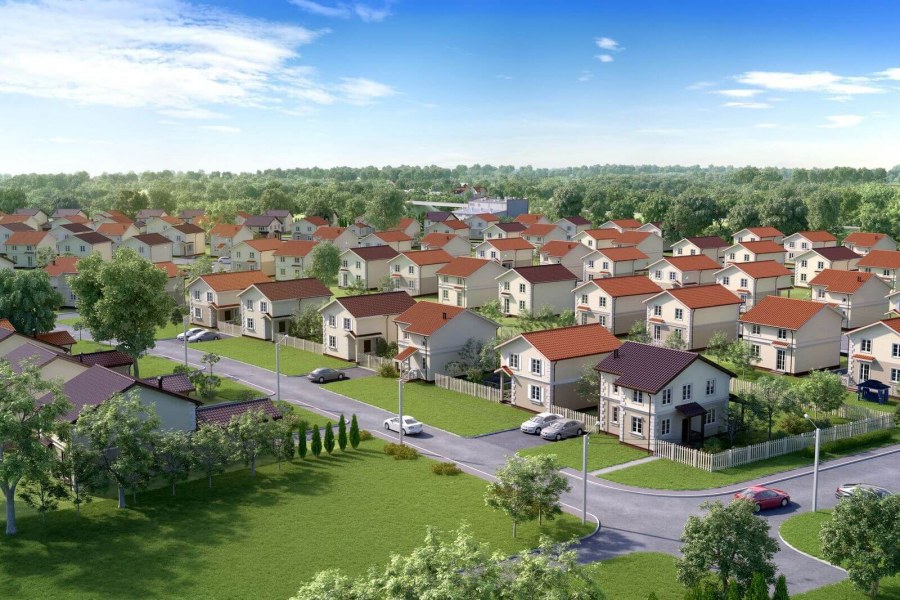 Коттеджная застройка в СПБ