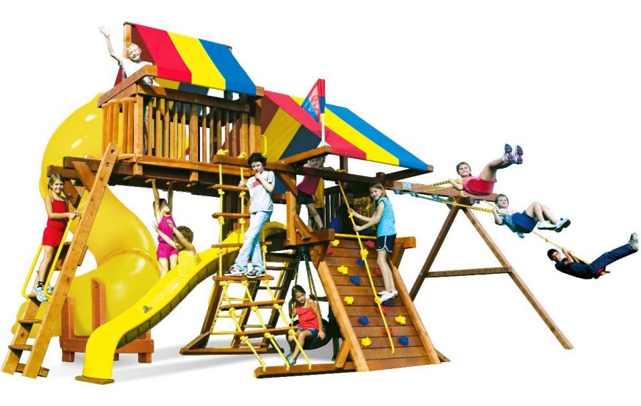 Спортивно-игровой комплекс QIAOQIAO Toys qq512 Микки с качелями