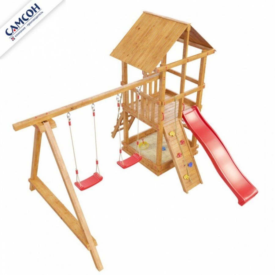 Детская деревянная площадка Сибирика спорт