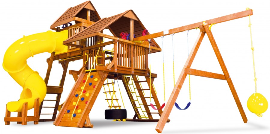 Спортивно-игровой комплекс Rainbow Play Systems Sunshine Clubhouse v WR Deluxe