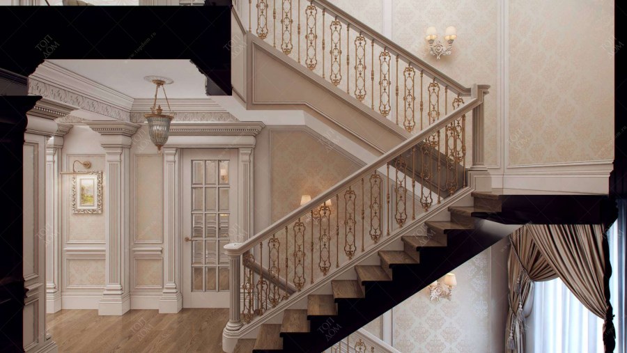 Лестница в классическом стиле