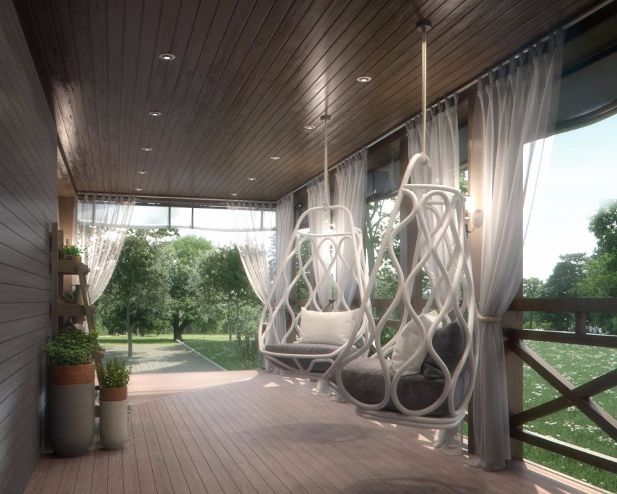 Терраса в таунхаусе