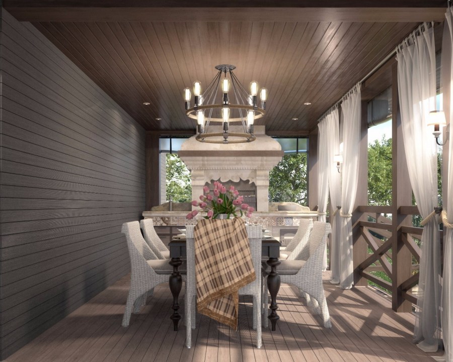 Терраса в таунхаусе