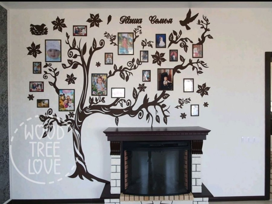 Кованое дерево на стену