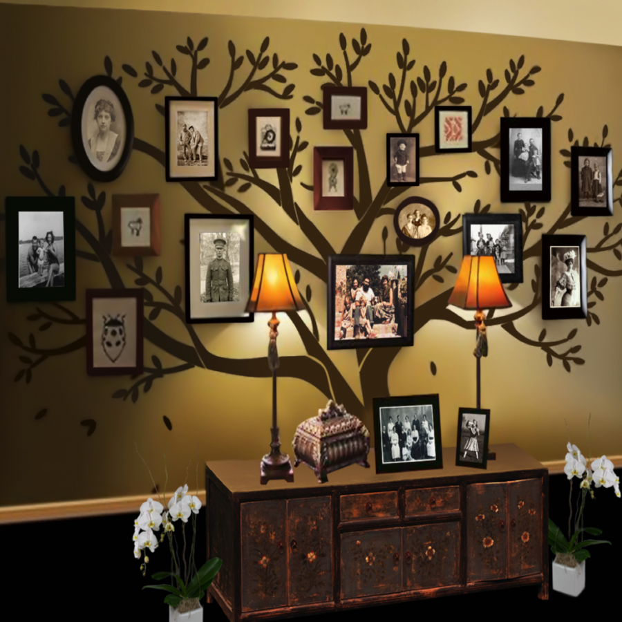 Дерево на стене