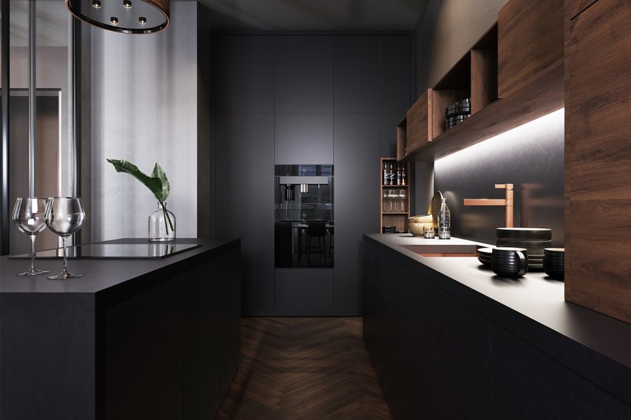 Кухня холостяка интерьер