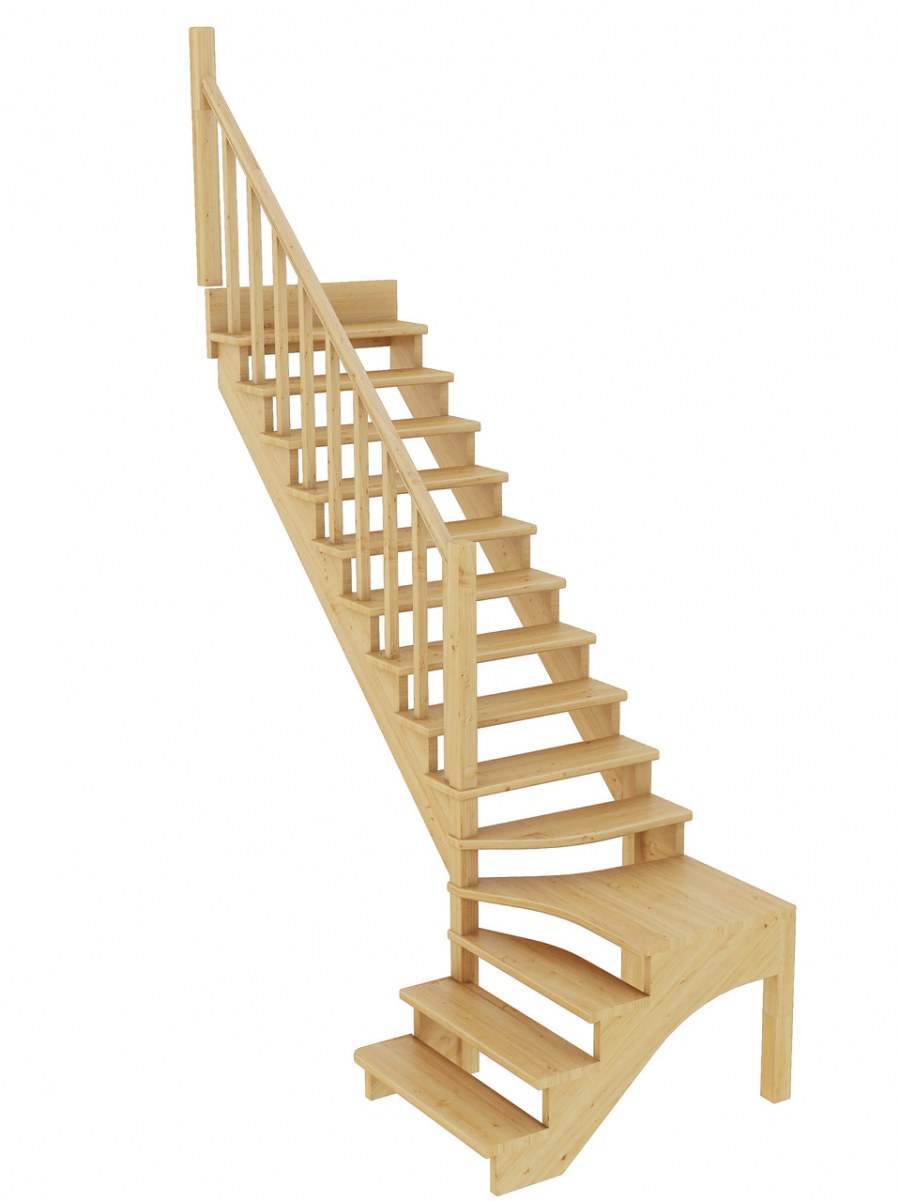 Лестница лс-10у сосна