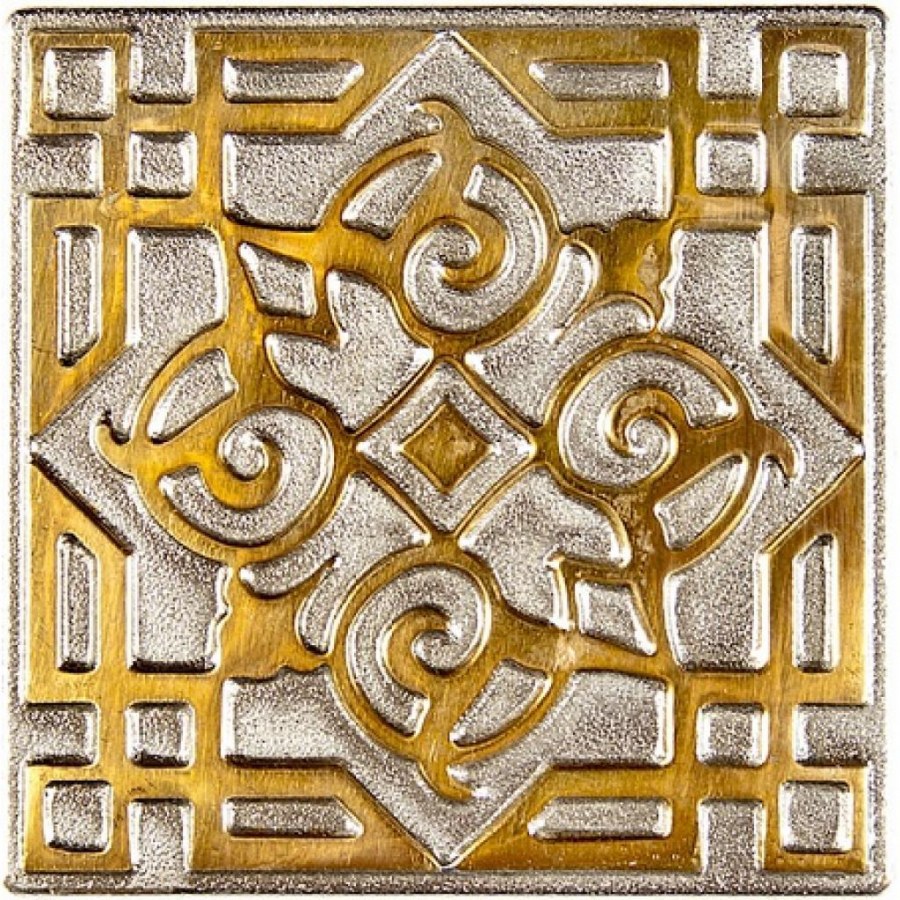 Kavarti - металлическая плитка Kaleidoscope Zircon 50х50мм - 52шт (уп-52, уп-52)