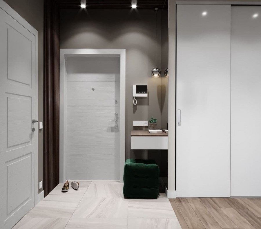 Прихожая 6 кв.м прямоугольная