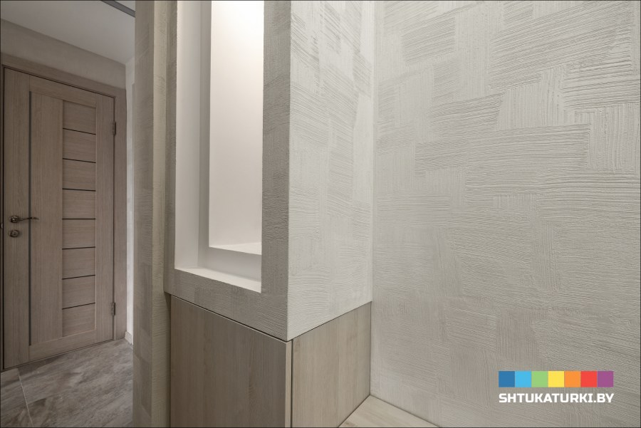 Двери штукатурка