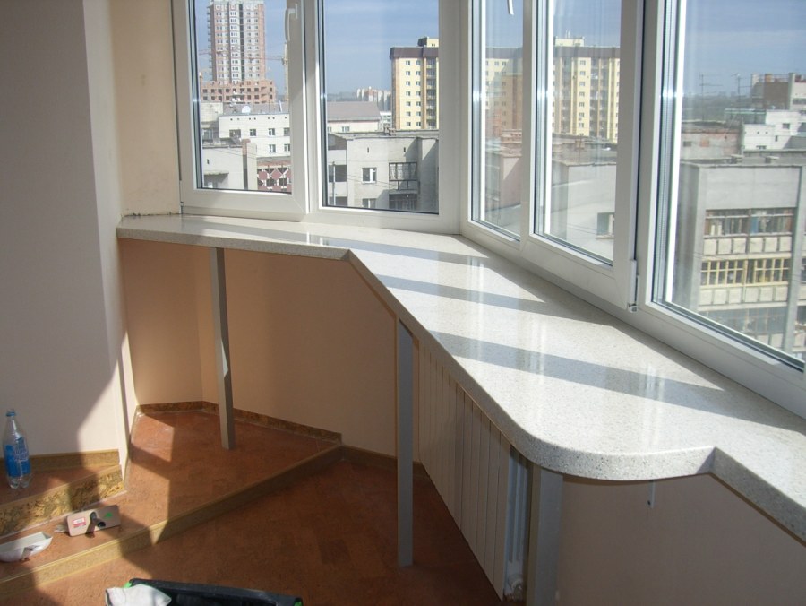 Барная стойка от подоконника