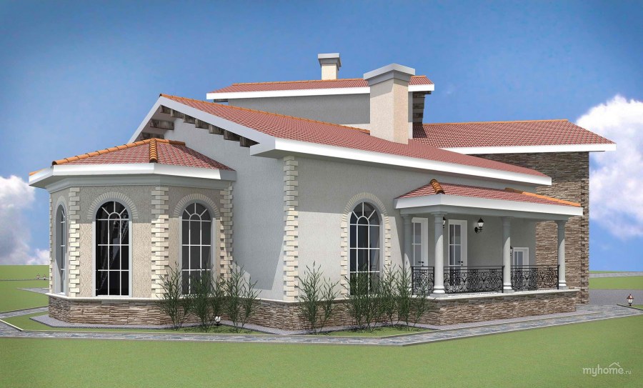 Проекты домов. Коттеджей в средиземноморском стиле