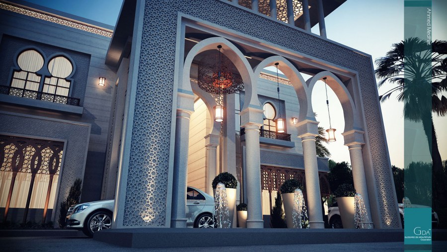 Исламская архитектура вилла фасад