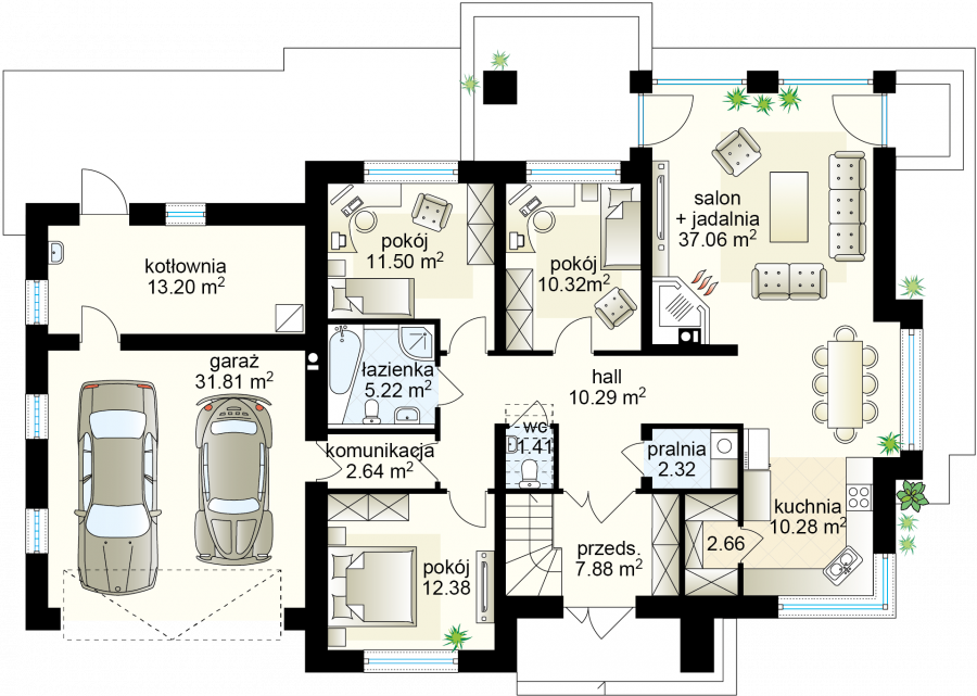 Проекты домов и коттеджей с чертежами для большой семьи
