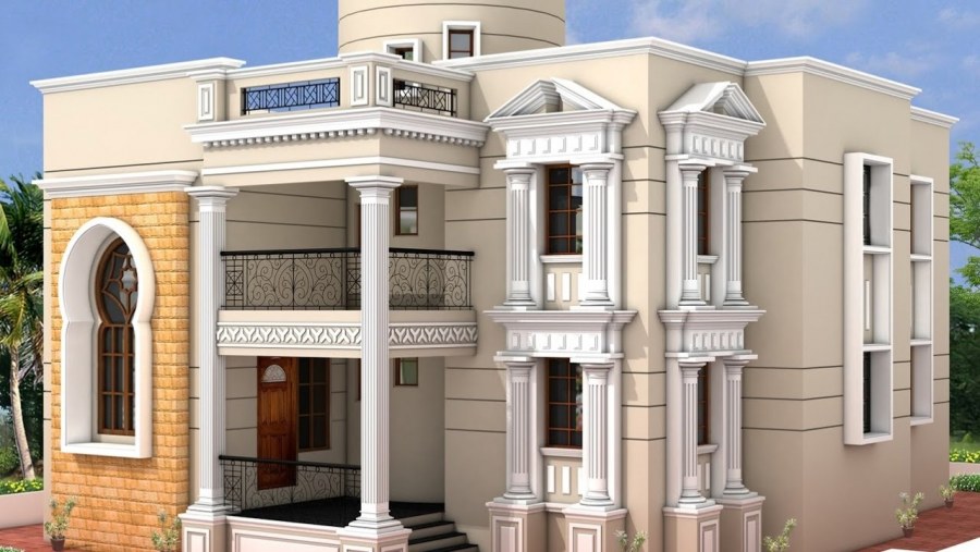 Коттедж в Восточном стиле