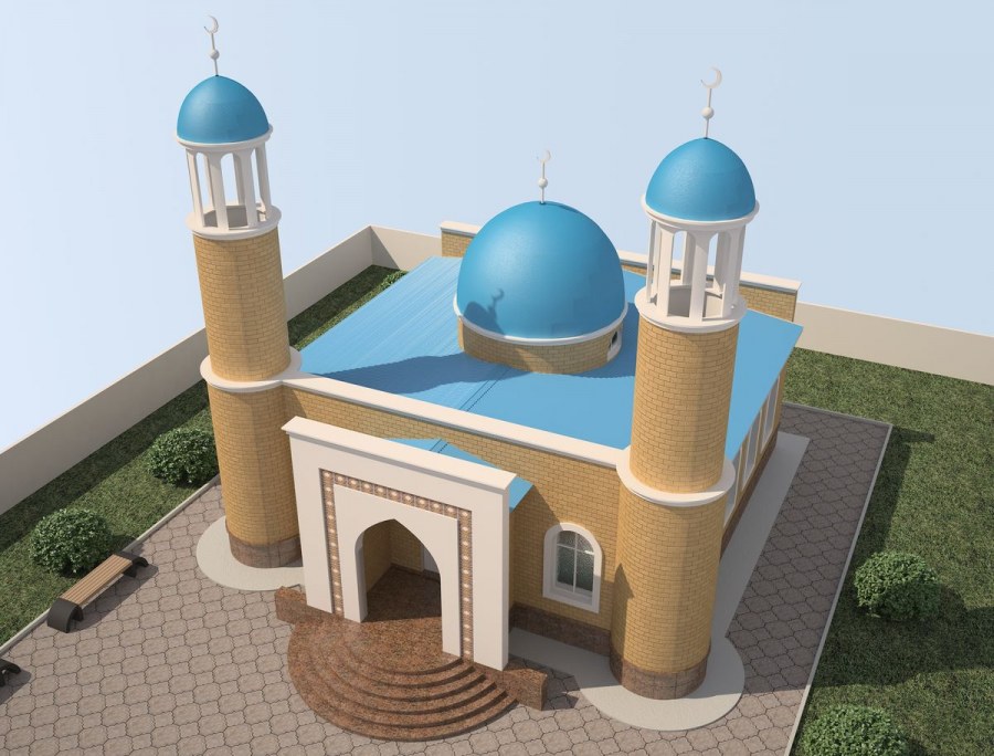 Архитектурный комплекс Самарской Соборной мечети генплан