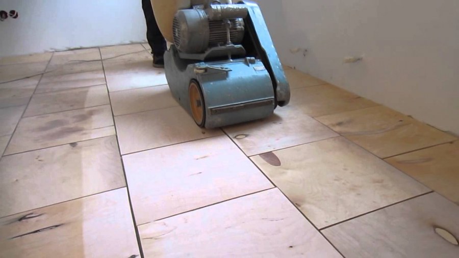 Циклевка фанеры