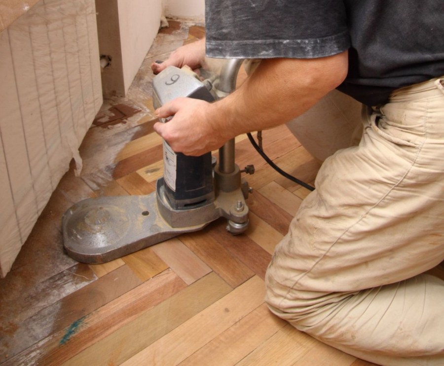 Машинка для циклевания шлифования полов