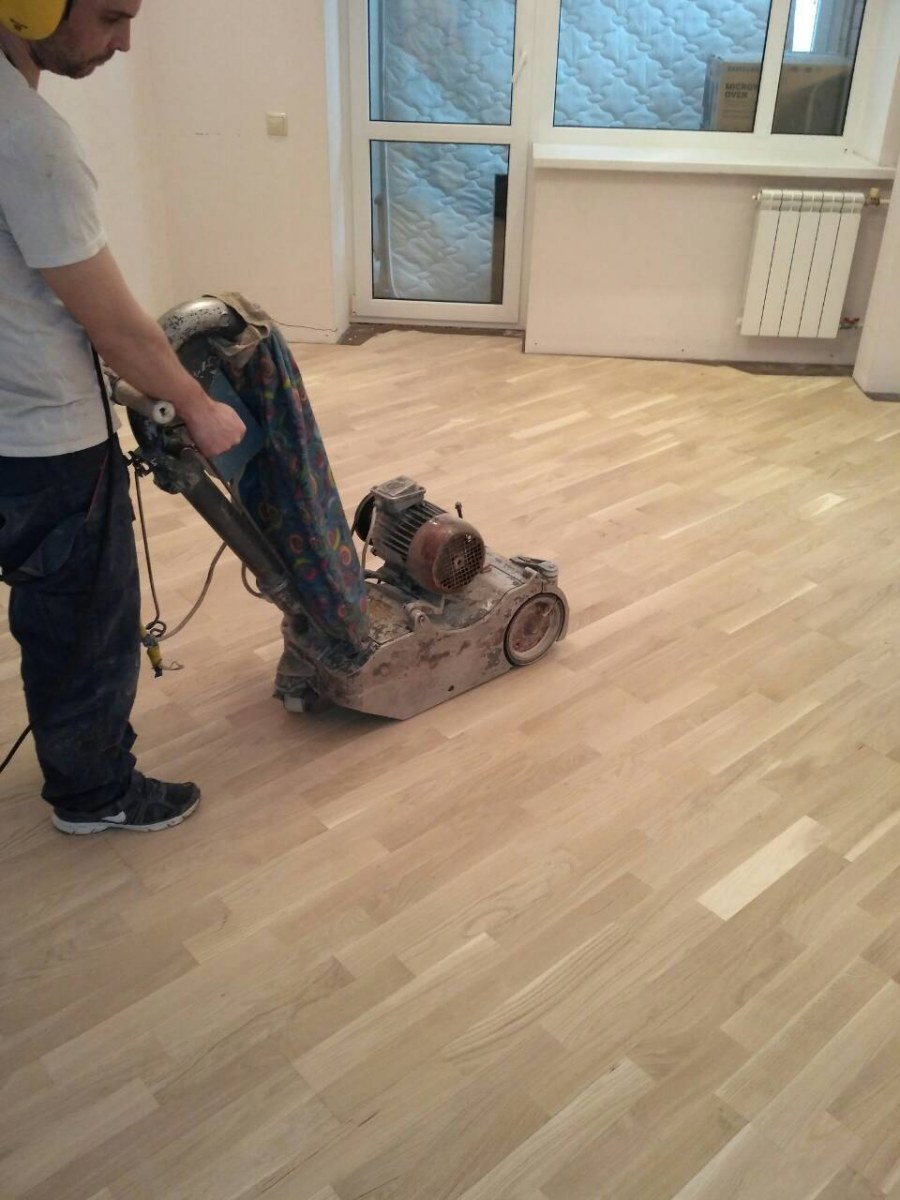 Циклевка паркетной доски