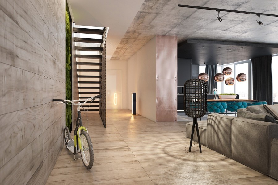 Спальня лофт Шик Индастриал