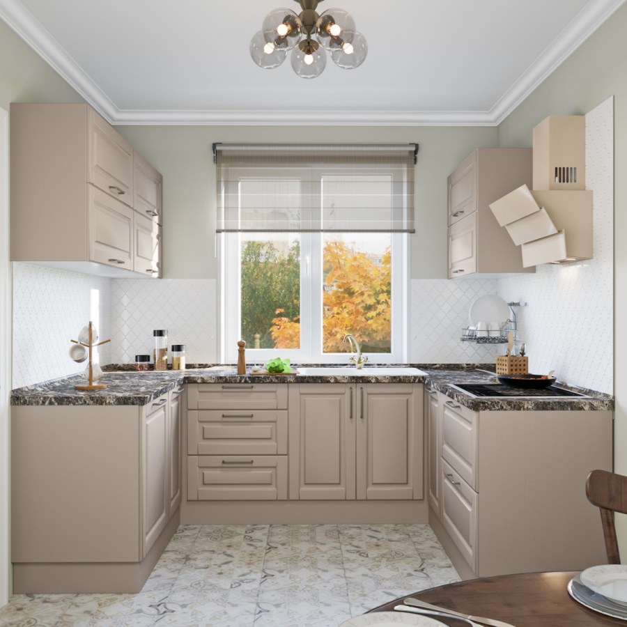 Кухня Леруа в деревянном доме